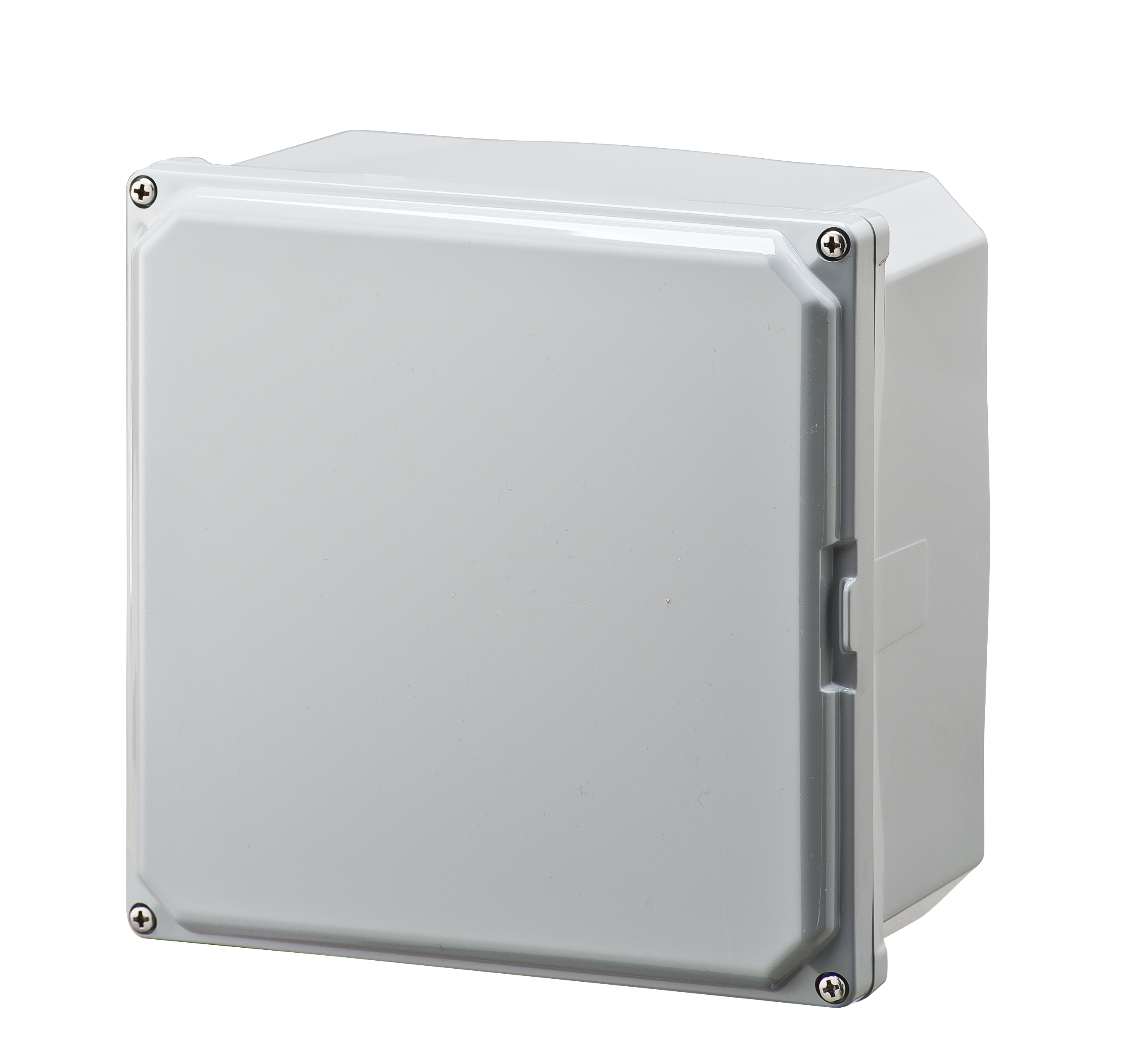 Integra Wallmount Enclosure; 8" x 8" x 4"; Polycarbonate; Solid Cover; Screw Connection; NEMA 6P